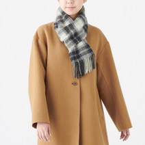 무인양품 MUJI 울 패턴 머플러 F9AD612