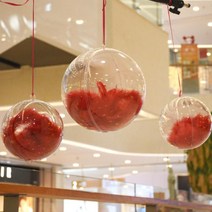 현모양처 선물 BEST 투명 플라스틱볼 2p세트 12cm 아크릴구 투명캡슐, 상세페이지 참조