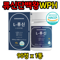 류신 루신 유신 뉴신 L로이신 단백질 타블렛 우먼 알약 여성 식약처 HACCP 인증 WPH WPC 정타입 유청단백 가수분해물 leucine 아미노산, 류신 단백질 타블렛 90정 x 1통