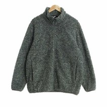 유니클로 그레이 뽀글이집업 남자 3704