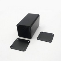정션박스 스위치덮개 스위치박스 케이블커넥터 알루미늄 인클로저 방수 케이스 PCB DIY 악기 전자 프로젝트 보호 상자 80x42x42mm 합금 부품 pcb로 만든, 80x42x42mm-Black