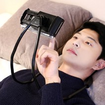 이노픽스 e편한 넥거치대 목걸이 자바라 스마트폰거치대 자바라, 넥거치대 블랙
