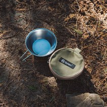 Qvien 캔버스 더스트 백 시에라 컵 보관함, 카키