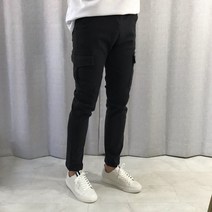 피그민트 남자 워싱 스판 카고바지 2XL까지