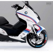 그리븐 오토바이 타이어 레터링 스티커 테이프타입 BMW C600 스포츠 TRP052S, 레터링 1개(테이프방식)