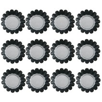 빵틀 베이킹 틀 Brioche 금형 머핀 에그 타트 베이킹 탄소강 꽃 모양 컵케익 비 스틱 팬 주방 도구 12 개/