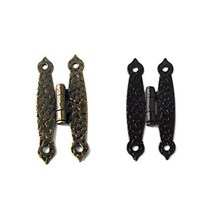 DIY용 가구 겉경첩 65mm 소 철물 욕실장 붙박이장 브라켓 보강철물 인테리어 사무실, 65mm/엔틱/소