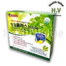 징코플러스신시아 60캡슐/ 120캡슐 은행잎추출물 혈행개선 기억력, 60정, 2개