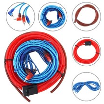 바닥우퍼 스피커 차량용 우퍼 1 set of 60a car audio wire 배선, 없음