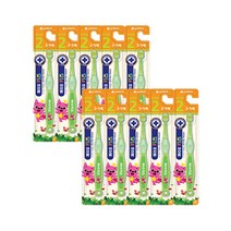 [3~5세용]페리오 키즈 유아칫솔 2단계 10입(핑크퐁), 핑크퐁, 1개입, 10개