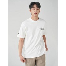[빈폴] 바서티 그래픽 반팔 티셔츠 화이트 BC3242C921