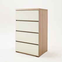 소티디자인 디프 4단 속깊은 서랍장 600 - 2color, 아이보리