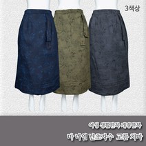 부국사임당 여성 생활한복 마 나염 난초자수 고름치마-3색상 개량한복