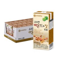 연세두유 아몬드 앤 잣 두유, 200ml, 72개