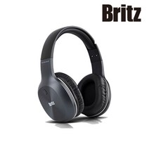 브리츠 W800BT QPLUS 유무선 블루투스 헤드폰 헤드셋 블랙, 화이트