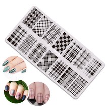아이빛 젤네일 네일스탬프젤 메탈플레이트전용 블랙 화이트 10ml, 12_디자인