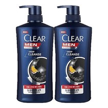 클리어 샴푸 맨 딥클렌징 650ml 2개, 단품