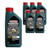 캐스트롤마그네텍스탑스타트합성엔진오일 0W-30 1L 6, 1000ml