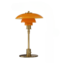 루이스폴센 Louis poulsen 복고풍 침실 테이블조명 플로어램프, E (테이블)골드+오렌지