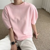에이치스 고퀄 팔뚝살 커버 봉긋 퍼프 반팔티