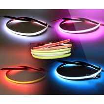 오토바이 LED 튜닝 60cm 방수바 고휘도 면발광 싸이키 바이크 튜닝 led 줄조명 줄네온, 화이트, 1개