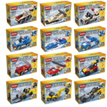 옳은생활탈것체험 세트 미니블럭 레고호환 변신블럭 집콕놀이 아이선물 어린이날선물, 미니직업체험24세트풀팩