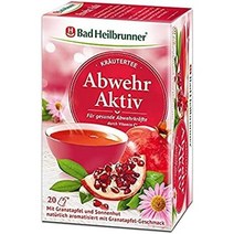 유럽홍차 바드 하일브루너 허브 액티브 필터 백 팩 (팩 of 20) 독일 약용차 천연허브 수면에 도움 천연허브 티백 필터 백 Bad Heilbrunner, 23개
