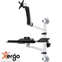 엔산마운트 Xergo EMW-51307 벽걸이 모니터 키보드 암 의료용 EMR 거치대 모니터암-모니터, 선택없음, 선택없음, 선택없음
