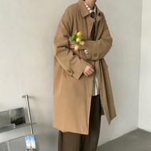 남자반코트 정장 하프 자켓 일본 빈티지 코트 캐주얼 아우터 봄가을 가을 트렌치