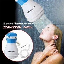 가정용 대용량 업소용 온수기 샤워 헤드가 있는 5400W 전기 히터 인스턴트 110V/220V 충격 방지 욕조 용, 02 110V