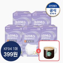 크리넥스 내일도착 데일리입체형 KF94 마스크 대형 화이트 20P x5박스
