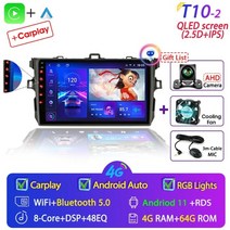 안드로이드올인원 안드로이드오토 9인용 android car stereo radio 2, t10-2 팬 카메라
