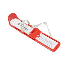 전문 발 측정 게이지 0-30cm 18-48 유로 사이즈 어린이 성인 신발 도구 사이저 계산기 1 개, 20cm Red