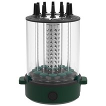 가정용 다기능 꼬치 기계 자동 회전 양꼬치 홈 무연 전기 그릴 바베큐 기계 케밥 기계 바베큐 로스트 양고기 꼬치 스토브 1 주문, 초록, 영국