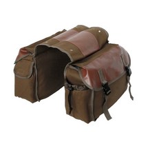 클래식 바이크 사이드백 할리데이비슨 새들백 투어링 오토바이 안장 가방 캔, 3.Khaki, 1개