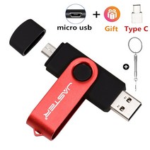 뜨거운 판매 TYPE-C USB 2.0 Pendrive 64 기가바이트 32 고속 펜 드라이브 플래시 디스크 안드로이드 스마, 03 Red_03 16GB