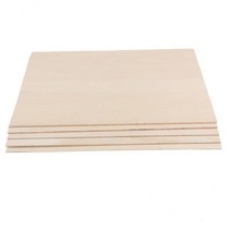 FCSHOP DIY 모델 하우스 목공 용품에 대한 3X 10 조각 나무 시트 Basswood, 1.5mm