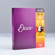 통기타입문 통기타 어쿠스틱기타 Elixir-어쿠스틱 기타 스트링 인청동 16027 80/20 액세서리 1PK, 01 Phosphor 16052 12-53