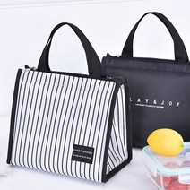 장바9니 피크닉 보온 보냉가방 보냉백 쿨러백 아이스 도시락, 스트라이프