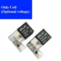 공압 전기 솔레노이드 밸브 5 방향 2 위치 4V210-08 제어 가스 마그네틱 AC220V 4mm-12mm 피팅, 07 Only Copper coil_01 DC12V