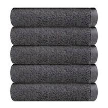 송월타월 메르디앙 40수 210g 호텔수건, 5장, 더스티 차콜