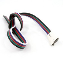 제이트리5선 RGBW 커넥터 배선 30cm(숫놈) 5LED LED배 5배선 커넥터배 5RGB RGBWLED배 5RGBW+jaytreㄷ
