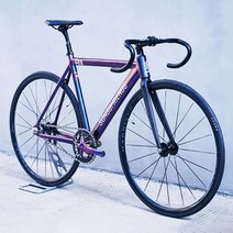 BMX 트위터 언노운 MTB 전동 하이브리드 픽시자전거 sf r3 카멜레온 알루미늄 합금 경주 근육 고정 기어 단일 속도 플랫 스포크 휠 하프 카본 프론트 포크, 푸른, 52cm(165cm-180cm)