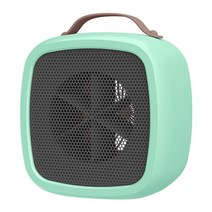 미니온풍기 전기난로 캠핑 화장실 온풍기Mini Etri Heter Fn Winter Port 500W Desktop Wrm ir lower House, 03 라이트 그린_03 UK