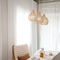 인생띵작 클래식 라탄 등갓 인테리어조명 소형 전구X, 단품