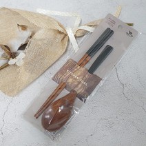 Yotta칼라 옻칠 수저세트 블랙, 단품, 단품