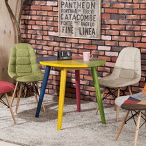 세련된 패브릭 의자 체어 상담실 인포 카페 등받이, 레드