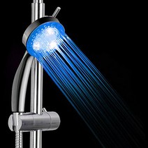 음이온 LED 샤워기 헤드 수도꼭지 수압상승, 2.LED RGB샤워헤드(물온도)