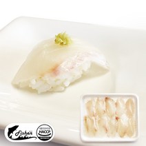 [피쉬앤] 십분초밥 초밥용 광어 1팩으로 20피스 초밥재료, 1팩, 100g