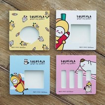 룰루랄라 투명 점착메모지, 화이트